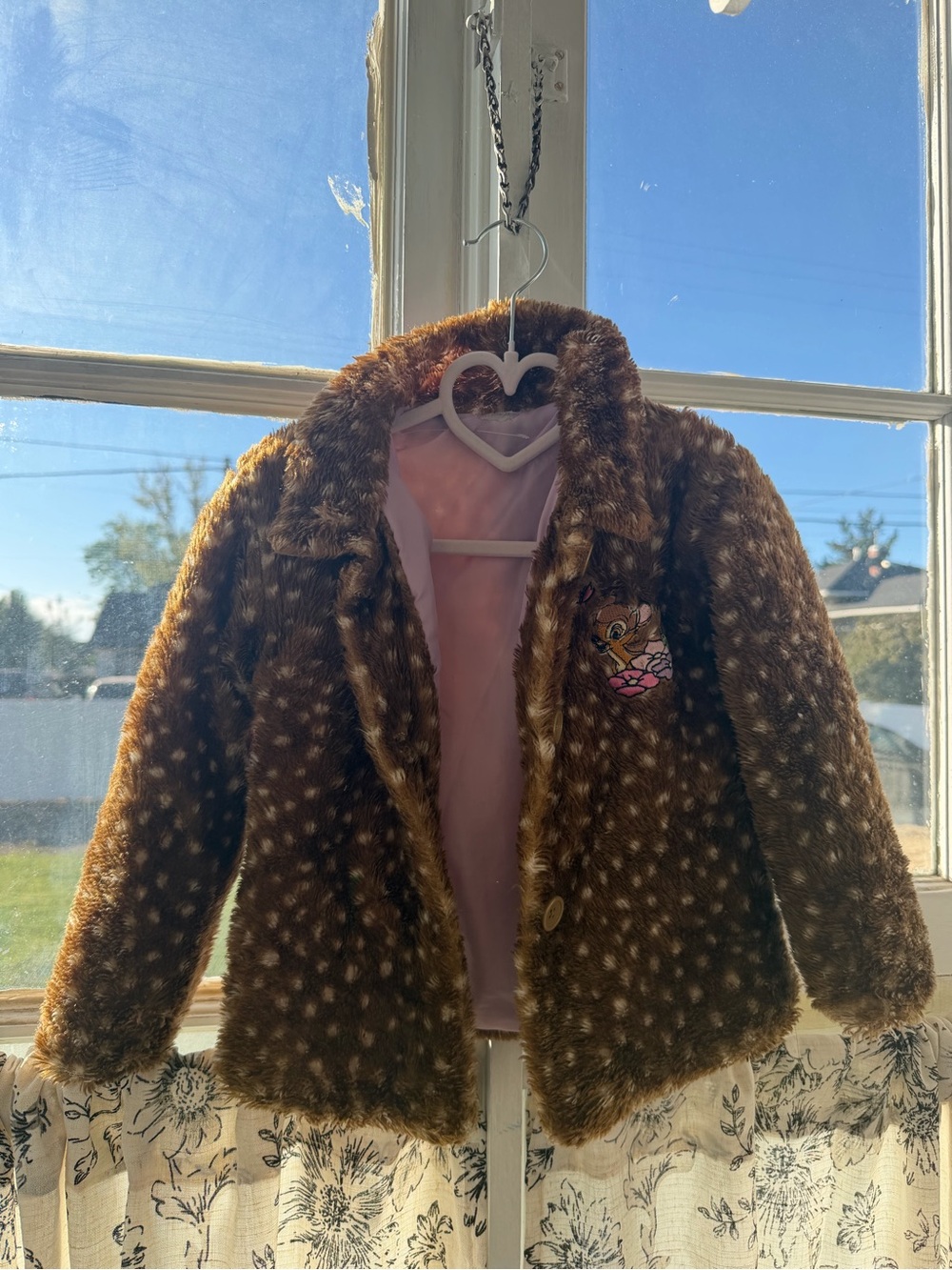Vintage Disney Bambi faux fur coat